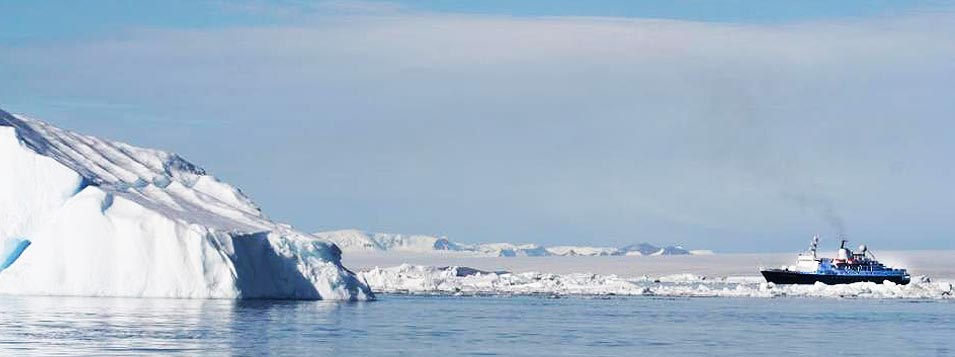 Cruceros de lujo por el Círculo Polar Antártico bordeando el Polo Sur desde Barcelona