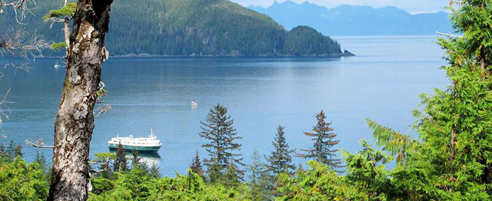 Pequeños Cruceros para viajes de lujo a Alaska. Pasages del Norte y Glacier Bay. Desde Juneau