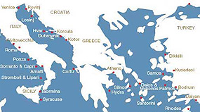 Viajar a Grecia en velero, a Italia en velero y a Sicilia en velero con tu agencia de viajes de Barcelona