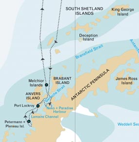 Agencia de viajes. Especialistas en expediciones polares y cruceros a la Antártida.